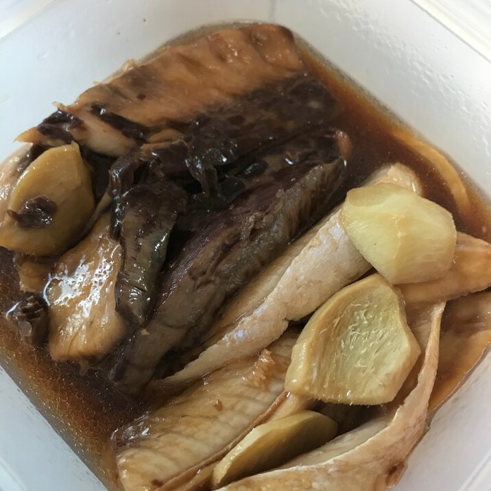 レンジで！鰤のあら煮